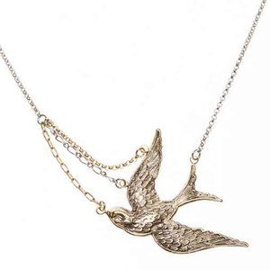 UO Asymmetrical Free Bird Necklace